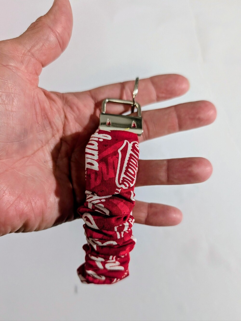 Indiana, Hoosiers, Scrunchie Key Fob Keyring, Keyring